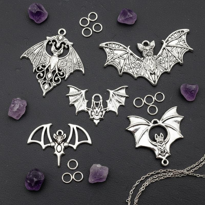 Cosplay Bat Prop - # @4 adet Gotik Vampir Yarasa