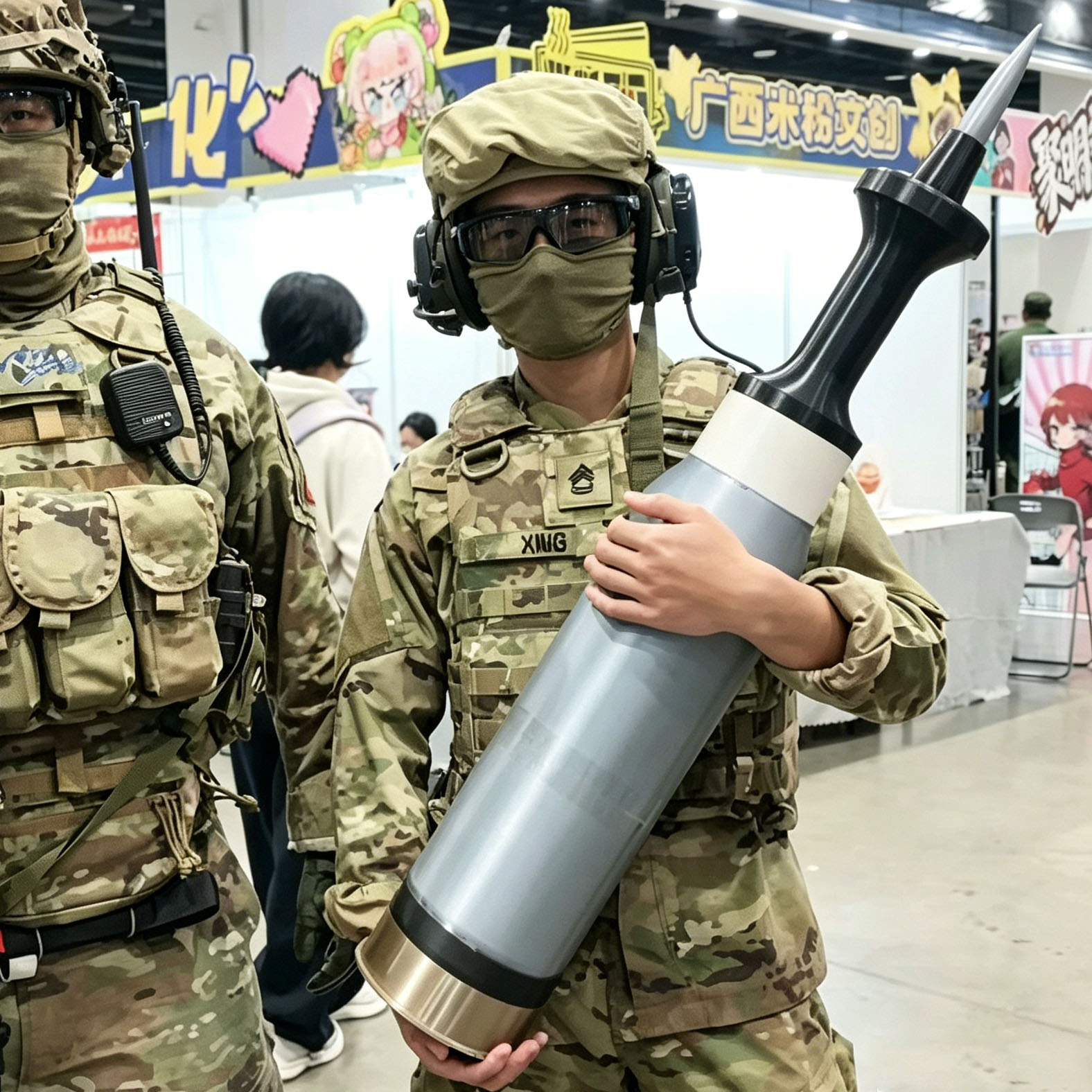 Cosplay Prop Display - 3D Baskılı 120mm APFSDS M1 ve
