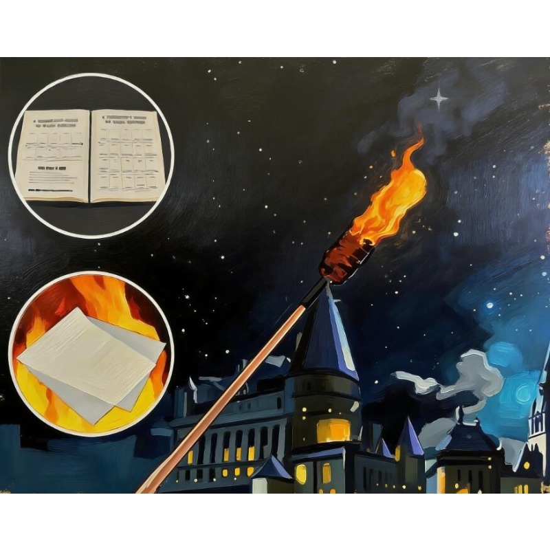 Cosplay Flame Prop - Elektronik Alev Flaşörü Sihirli Değnek Şarj