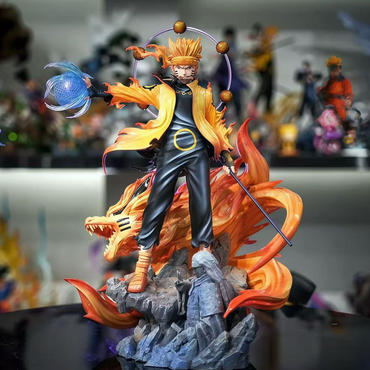 Anime Ninja Figürü Alev Efekti - Cosplay Flame Prop incelemesi ve fiyatı