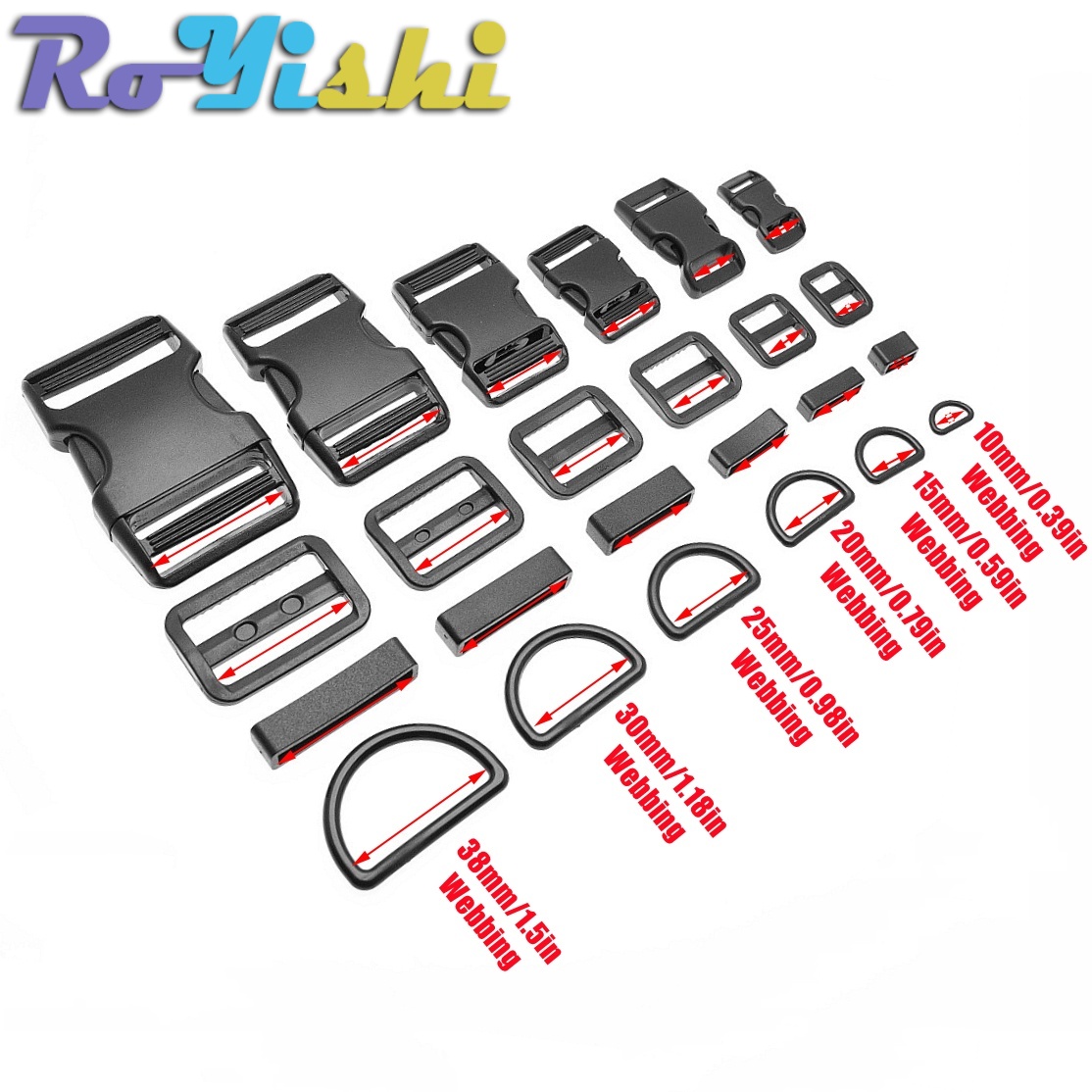 1-10 Set Plastik Yan Açılır To - D Ring Strap incelemesi ve fiyatı