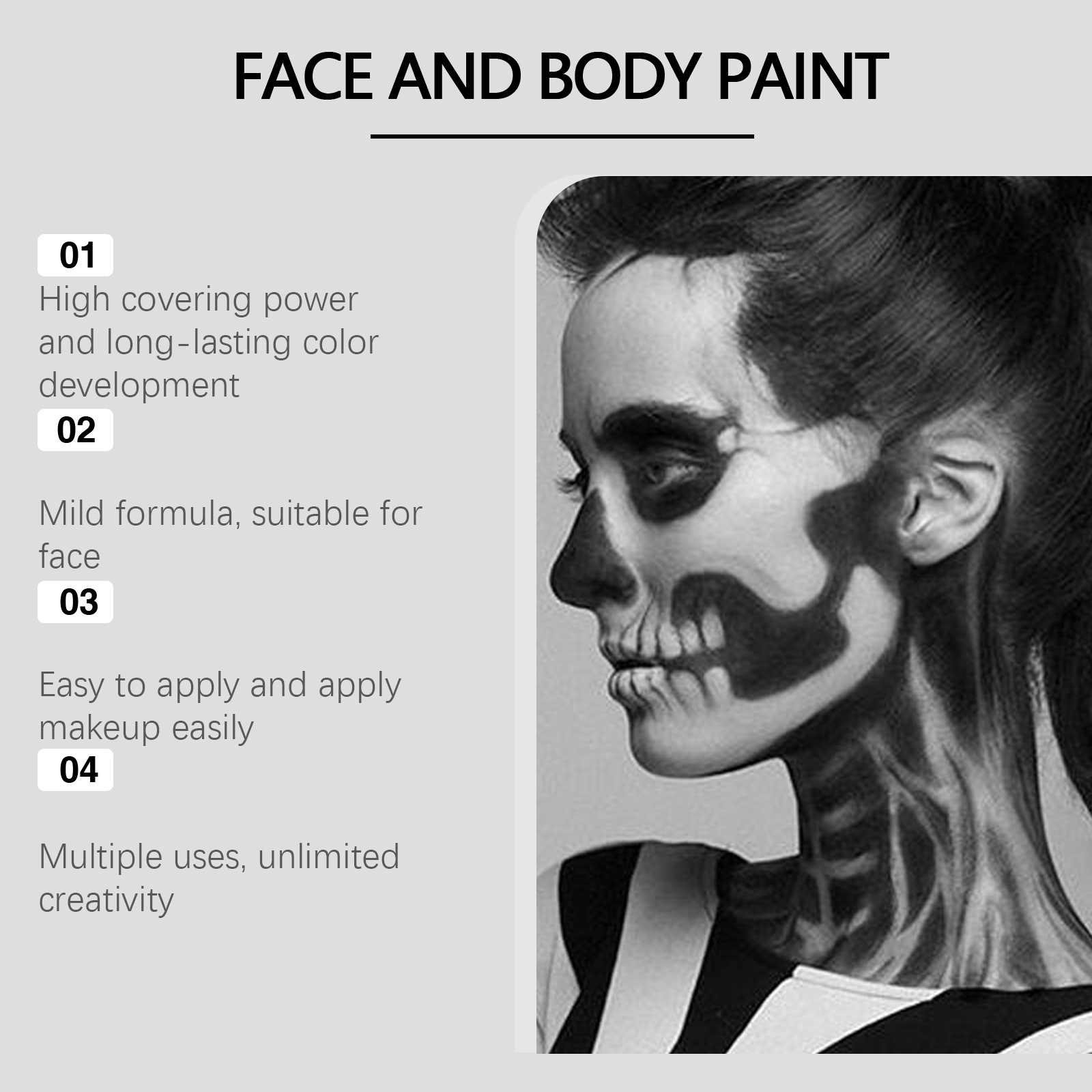 Cadılar Bayramı Yüz Boyama Set - Cosplay Prop Paint incelemesi ve fiyatı