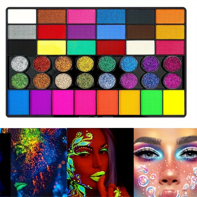42 Renkli Yüz ve Vücut Boyası  - Cosplay Prop Paint incelemesi ve fiyatı